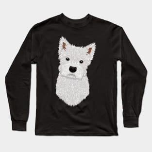 Cute West Highland Terrier Long Sleeve T-Shirt